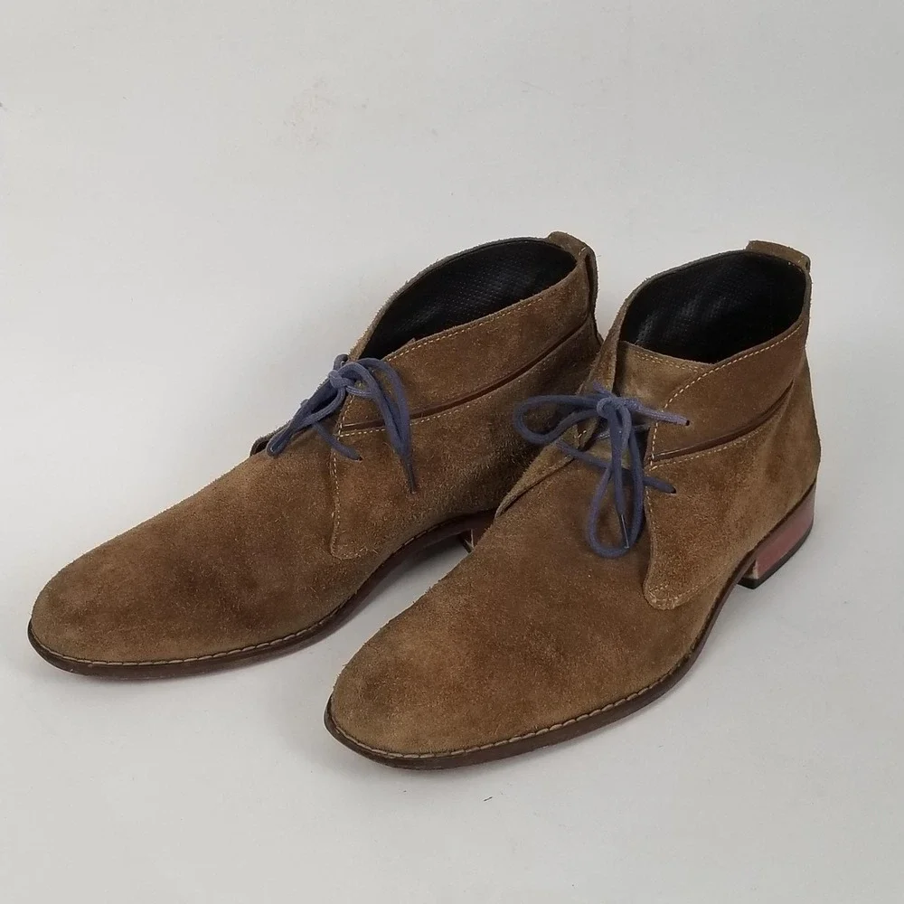 Cole Haan Shoes Mens Size 11 Brown Suede Chukka Bootsr Casual Everyday